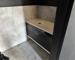 Meble łazienkowe, szafka pod umywalką