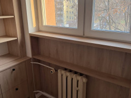 Szafa na wymiar, regał, zabudowa kaloryfera w drewnie