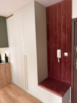 Meble na wymiar, przedpokój, szafa, garderoba